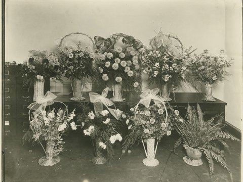 Image of 13Floral arrangements May 1 1923 new building.jpg