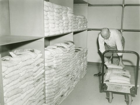 Image of 19600218omahabranchstacking29000inpenniesinvault