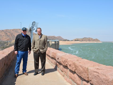 Image of 2014 Chad and Clint at Altus Dam.jpg