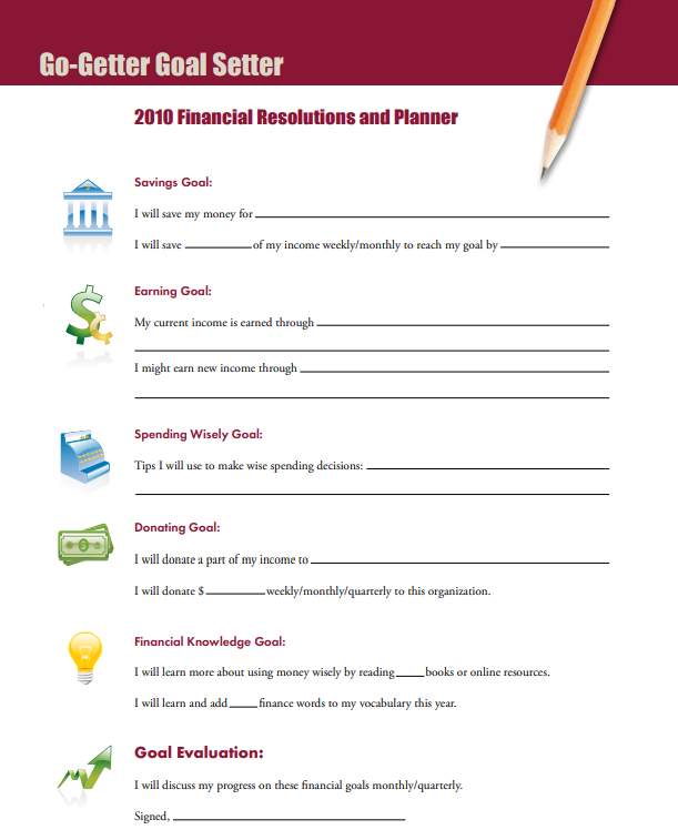 Financial Resolutions and Planner