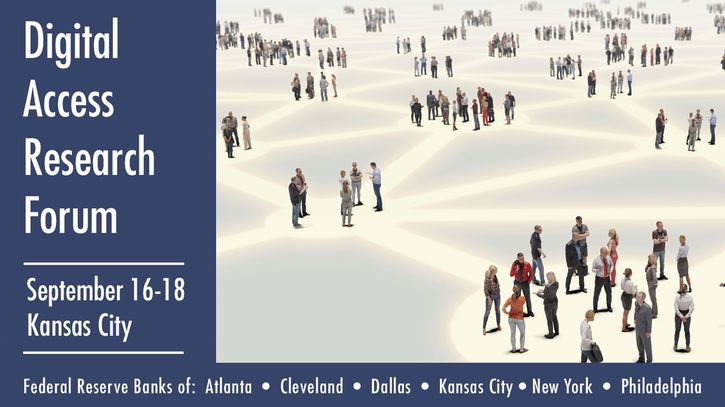 The graphic shows that the digital access research forum will take place September 16-18 in Kansas City.