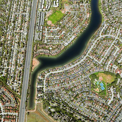 Map Neighborhood Satellite - Hero Image