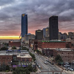 Oklahoma City Skyline Hero