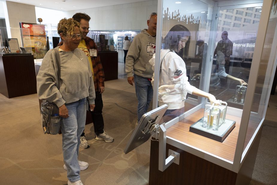 Draft fans visited the Money Museum.