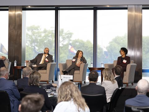 Panel of staff at the Future of Banking conference