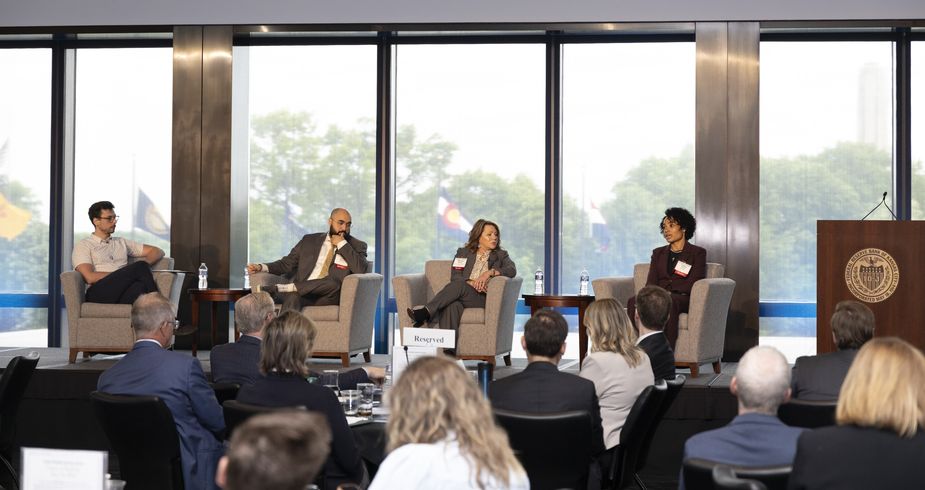Panel of staff at the Future of Banking conference