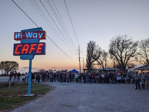 Image of Highway cafe Neon sign relighting