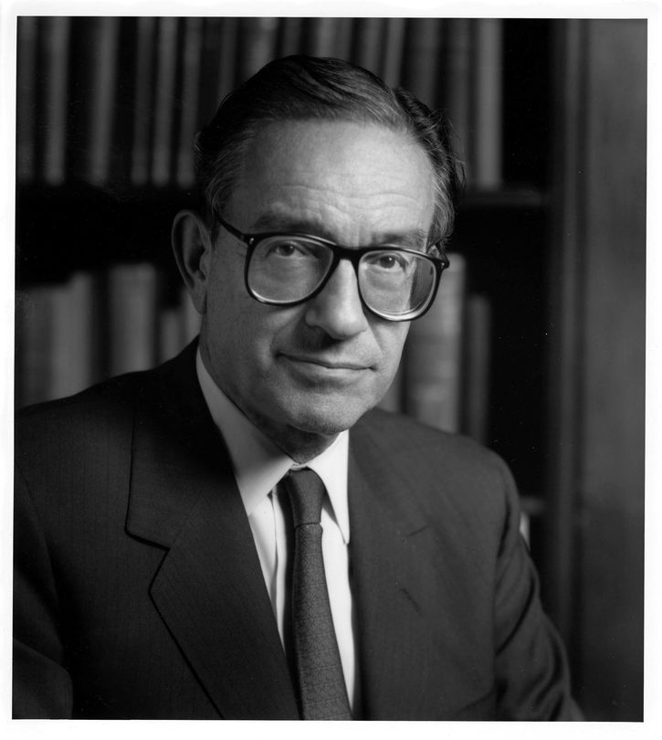 Alan Greenspan becomes chairman of the Federal Reserve Board during the year of a historic stock market crash and widespread turmoil in the financial sector.